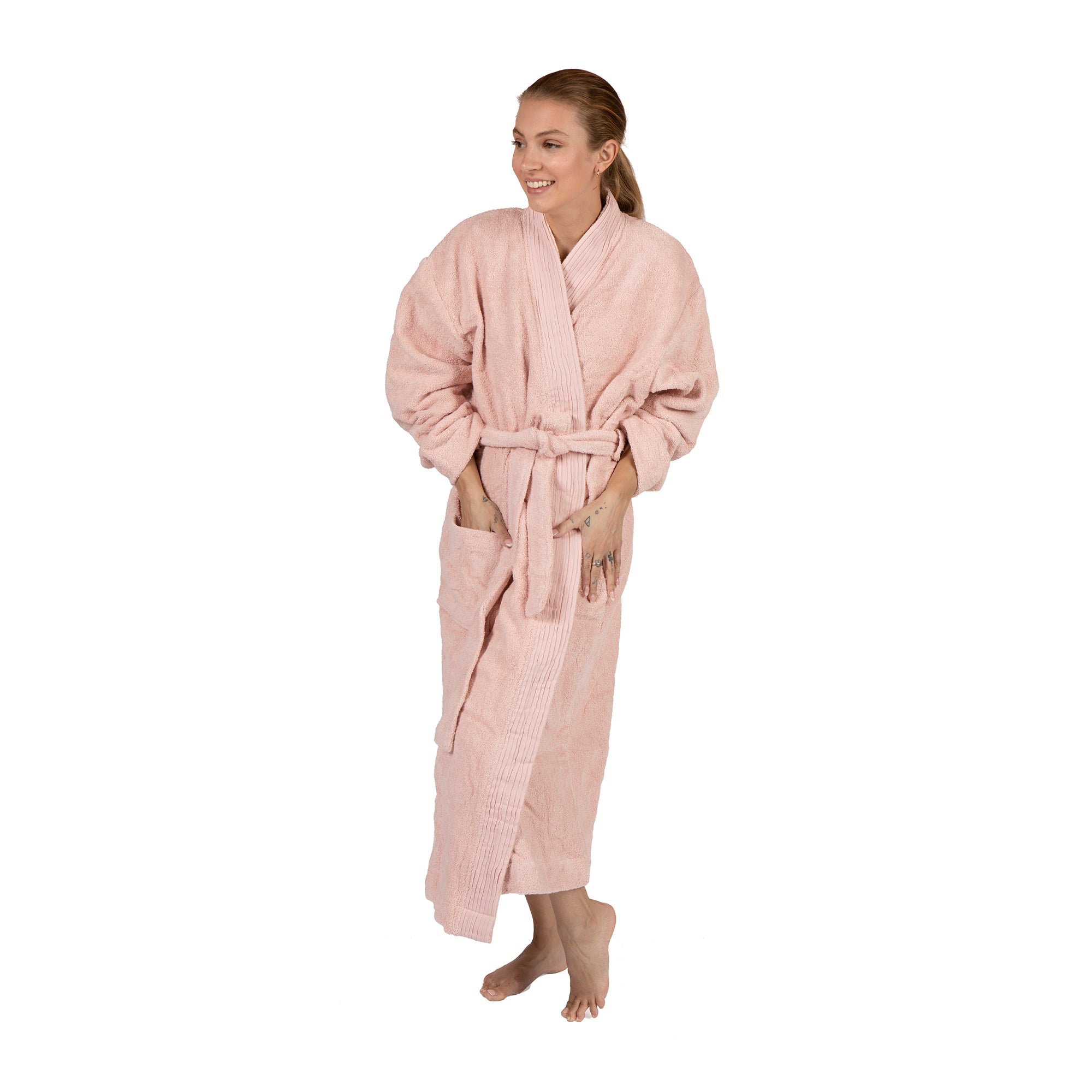 Luxury Shawl Collar Charcoal Terry Towelling Dressing Gown - Egyptian  Collection Soft Cotton - The Towel Shop